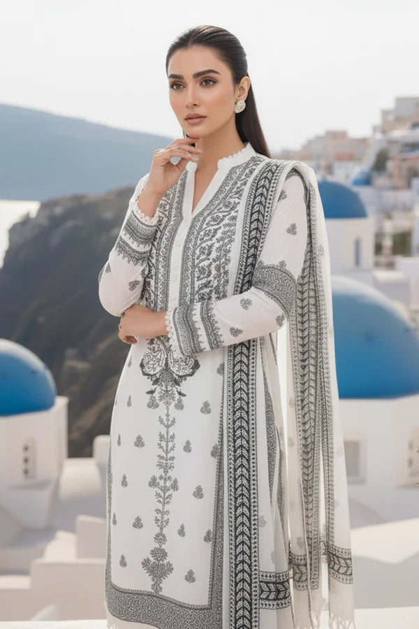 Printed - 3 Pc Khaddar Suit