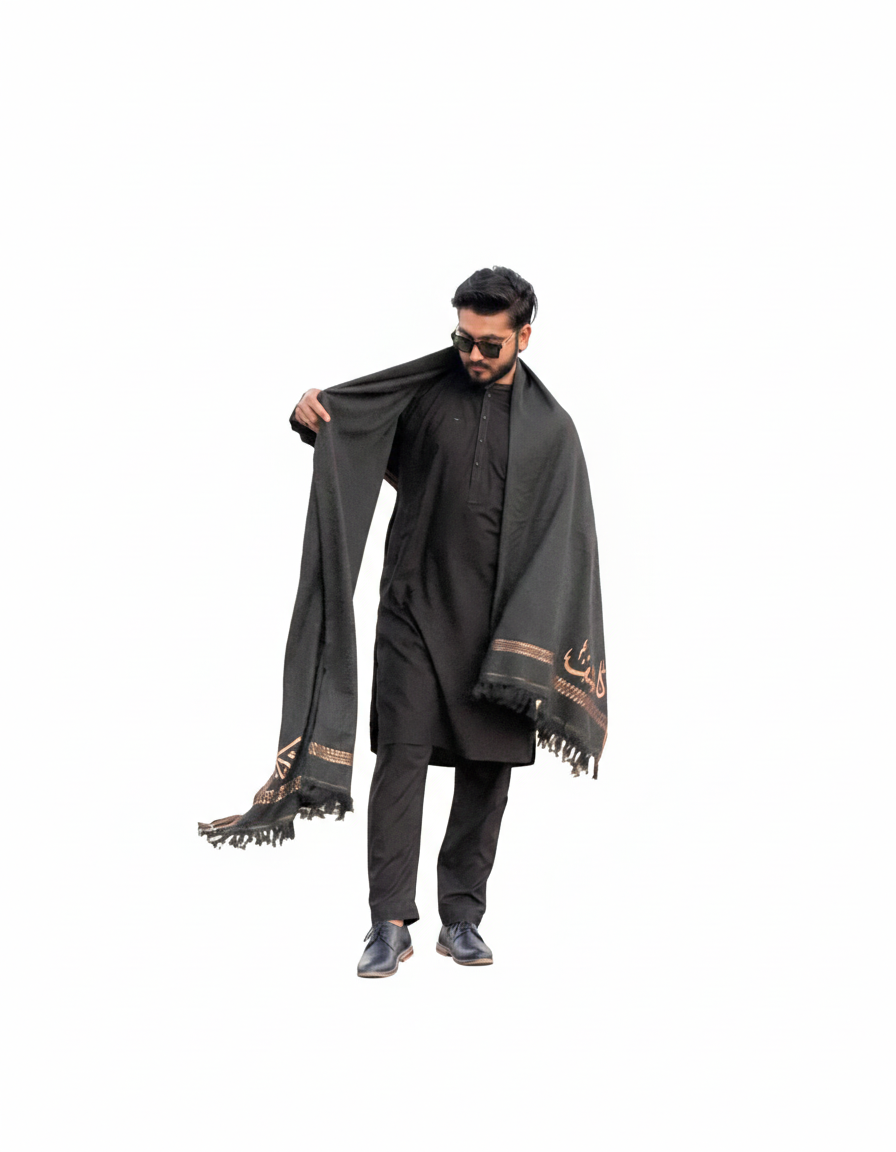 J. Name Printed Mardana Shawls