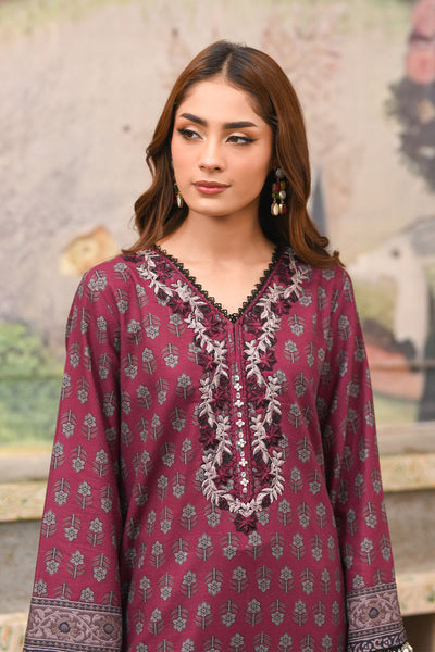 Embroidered - 2 Pc Khaddar Suit