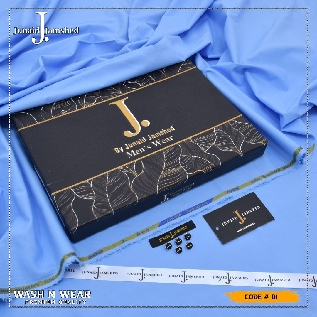 Junaid Jamshed 100% Pure Super Luxury J’ Wash & Wear – 4 Meter