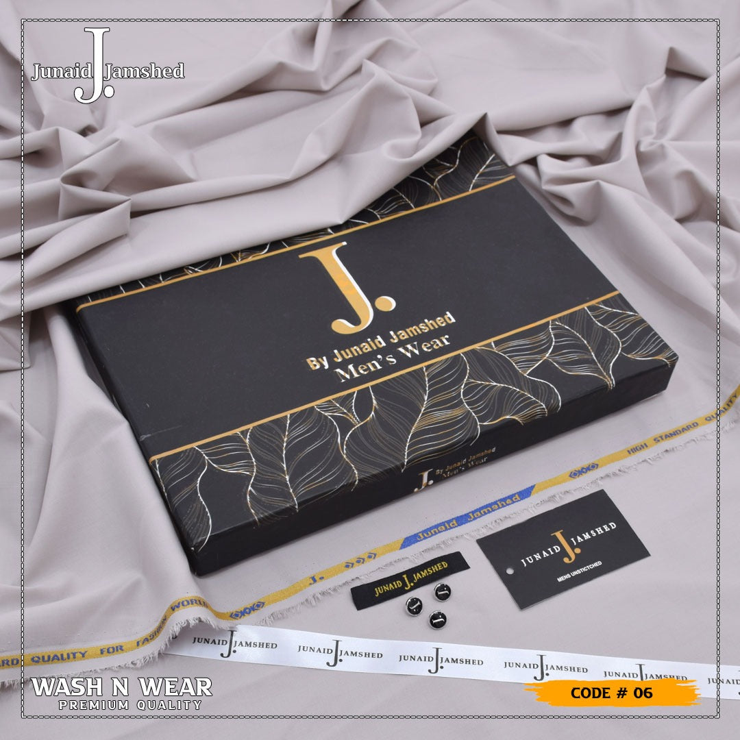 Junaid Jamshed 100% Pure Super Luxury J’ Wash & Wear – 4 Meter