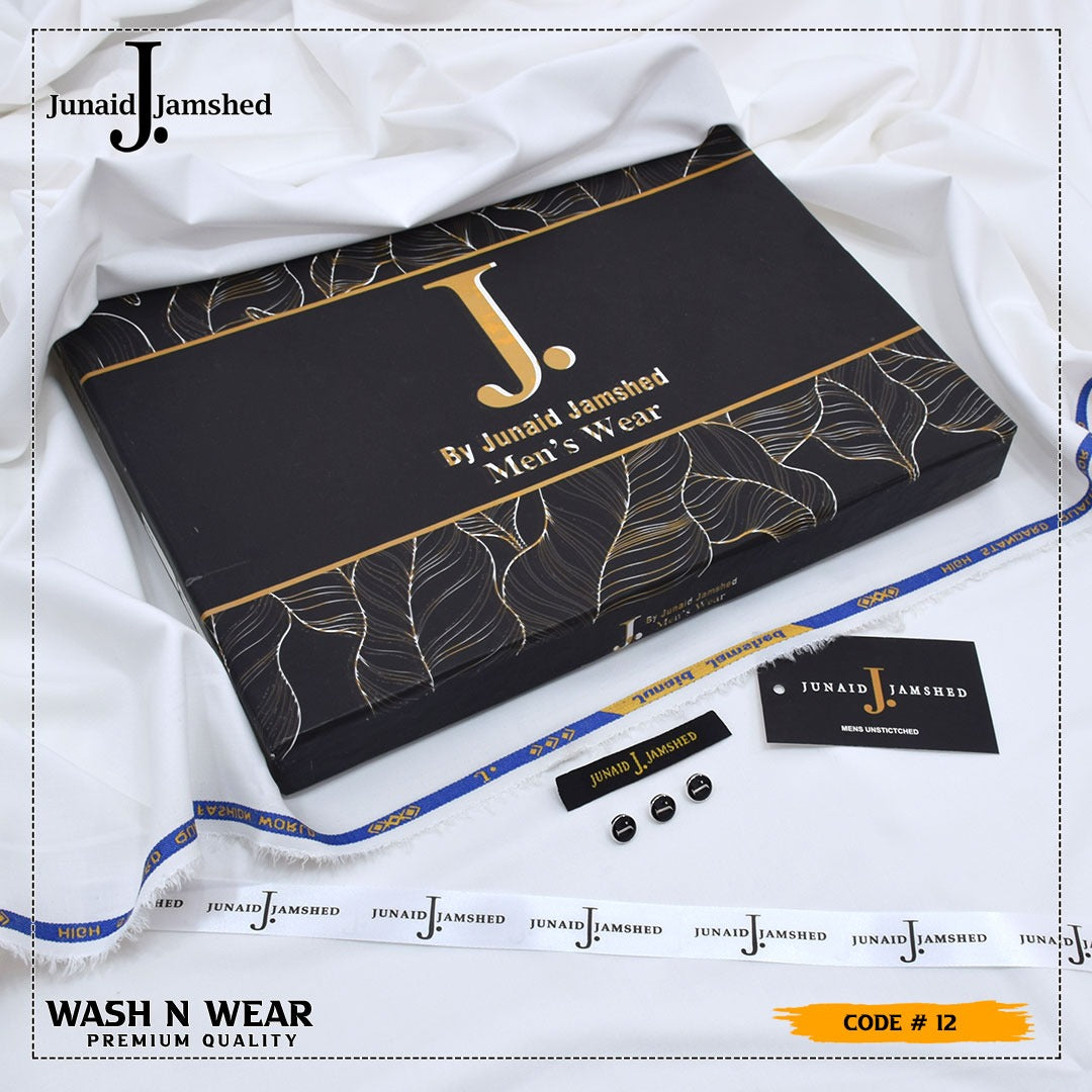 Junaid Jamshed 100% Pure Super Luxury J’ Wash & Wear – 4 Meter