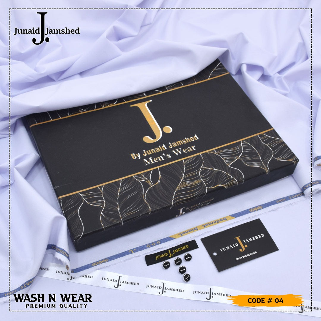 Junaid Jamshed 100% Pure Super Luxury J’ Wash & Wear – 4 Meter