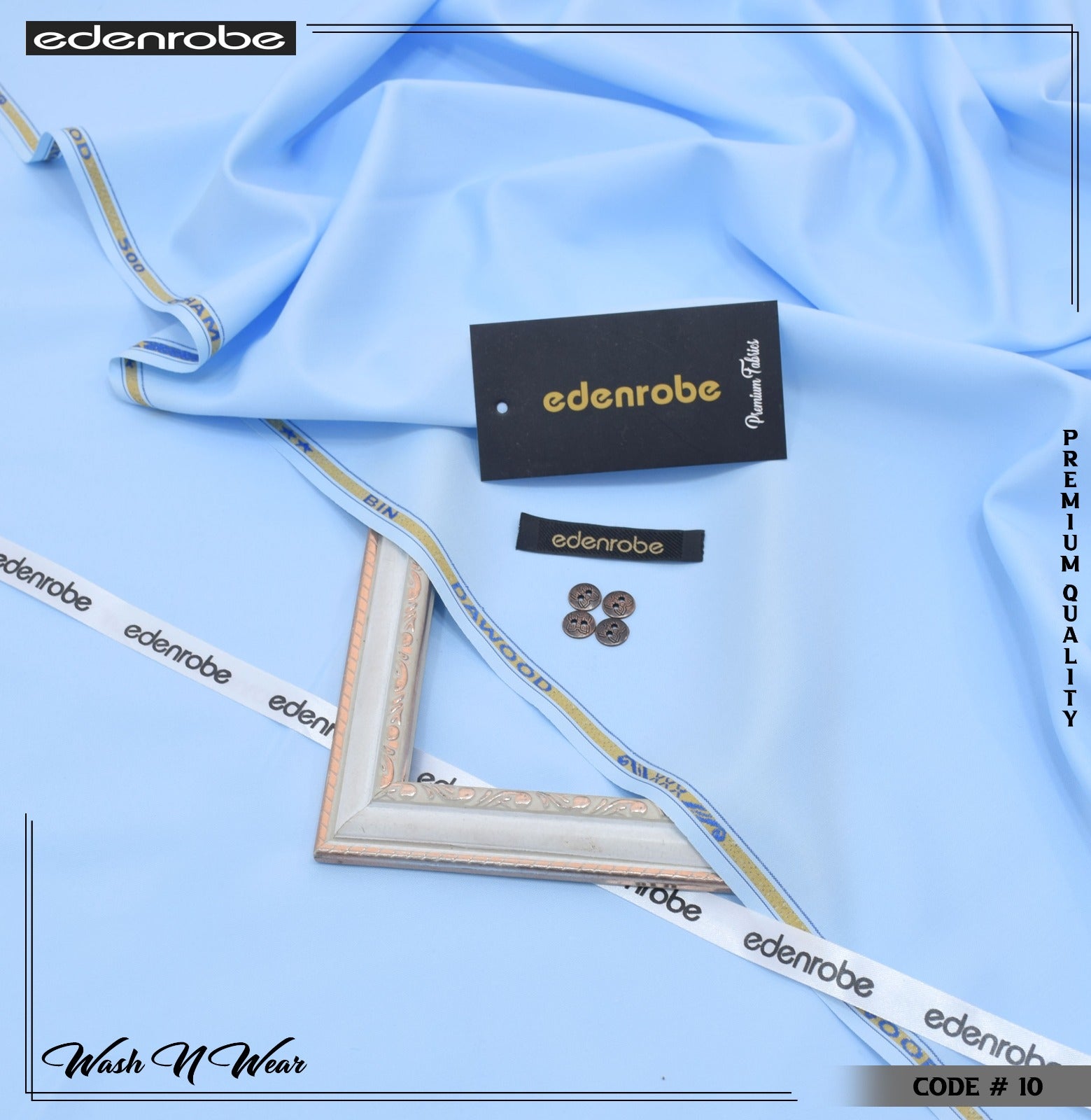 ROYAL SILK by edenrobe – Premium 4 Season Wash’n Wear