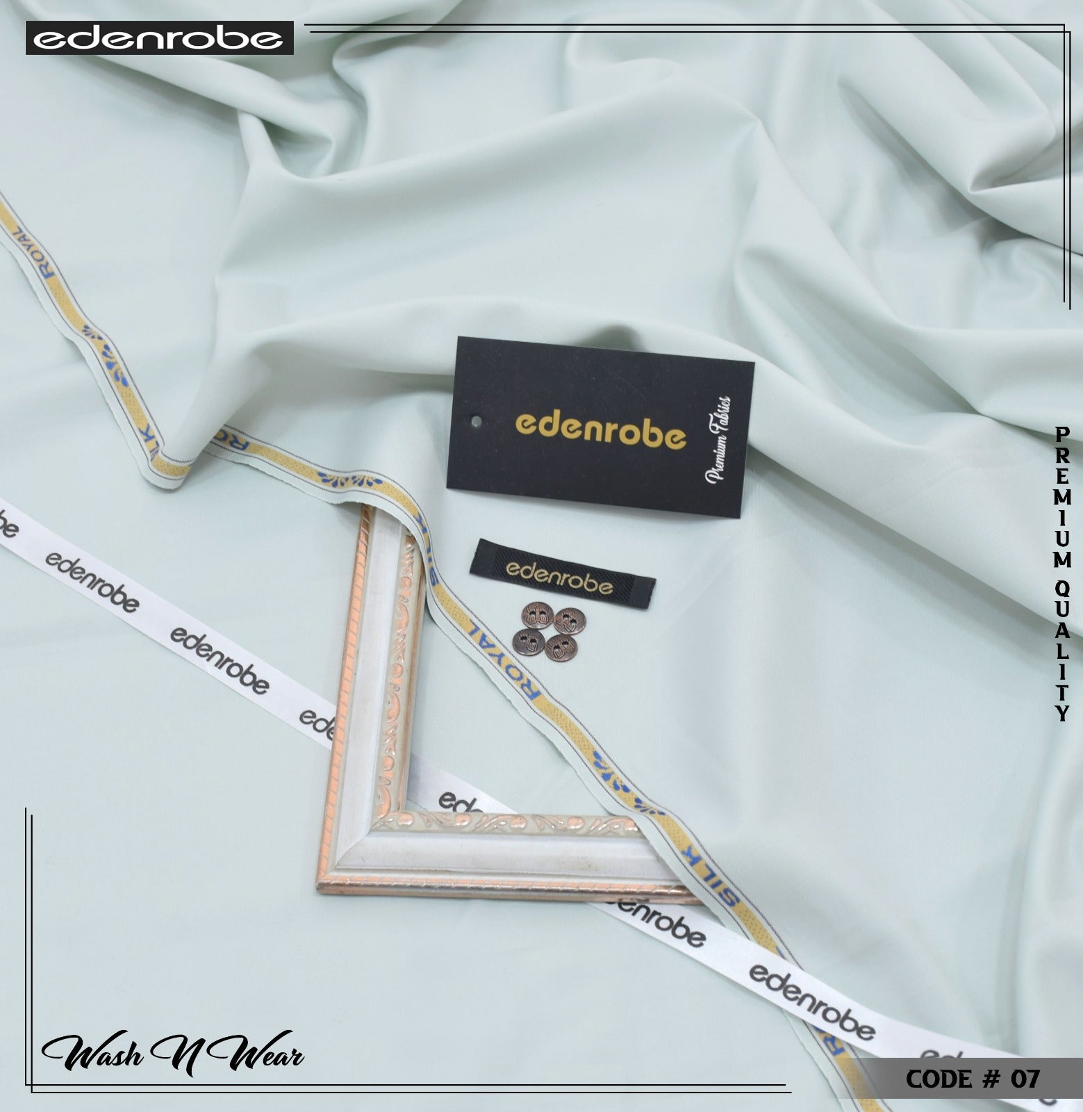 ROYAL SILK by edenrobe – Premium 4 Season Wash’n Wear