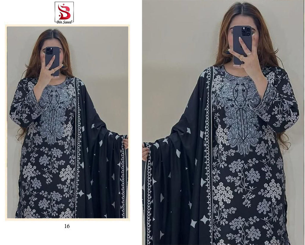 BIN SAEED Summer Collection 2026 – 3PC Digital Printed Lawn Suit Vol 5009