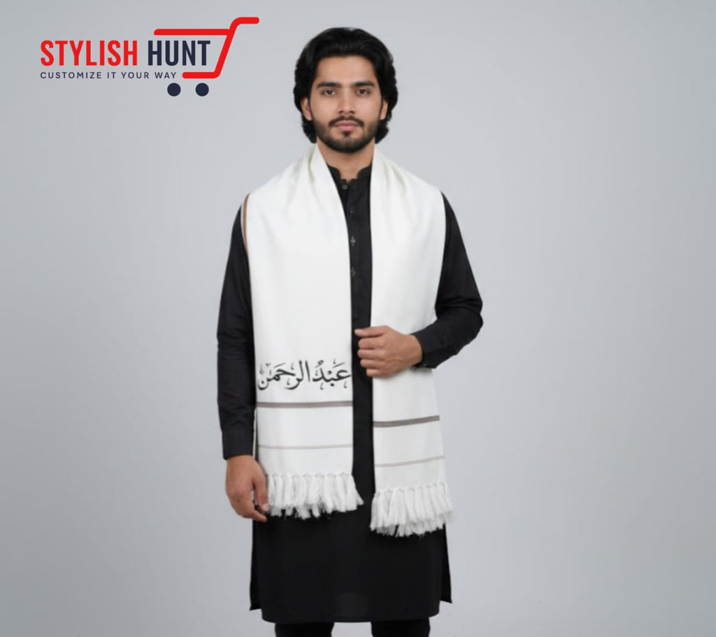 J. Name Printed Mardana Shawls