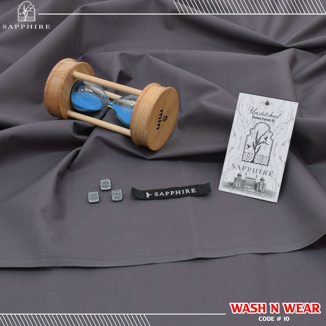 Sapphire 100% Pure Super Luxury Regent Wash & Wear – 4 Meter